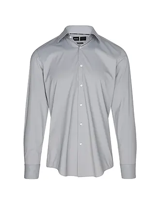 BOSS | Camisa Slim Fit HANK
Marke: BOSS
Farbe: hellblau
Kategorien: Mode,Herren

Ärmellänge: Langarm
Material: Polyester / Polyamid,Stretch
Musterung: Unifarben
Passform (Oberbekleidung): Slim
Stil: Smart Business
Details: Knitterfrei / bügelleicht | grau